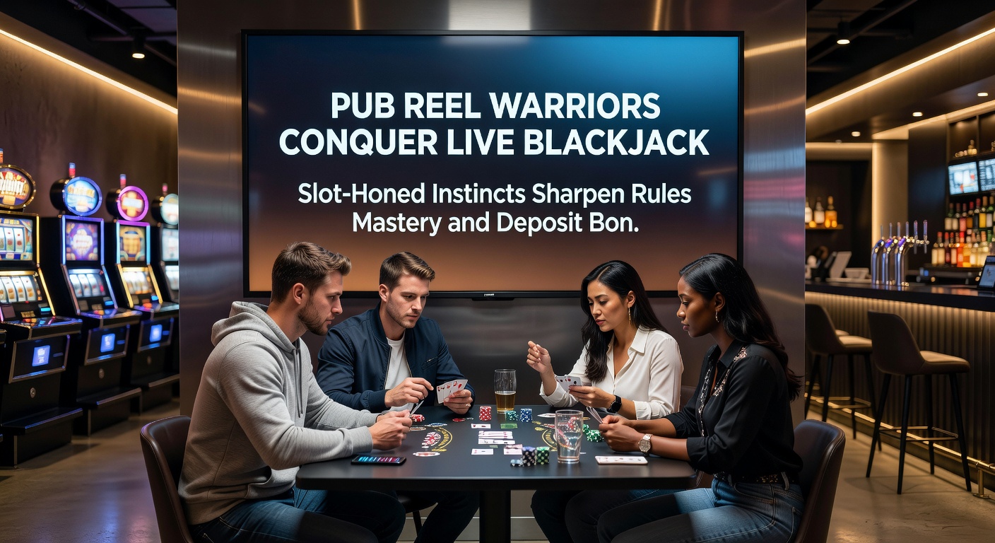 Mobile phone screen showing live blackjack hand alongside spinning slot reels, illustrating bonus wagering flow